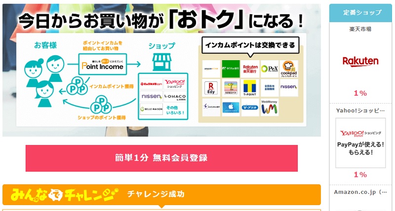 ポイントサイト【ポイント　インカム】