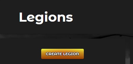 「Create Legion」をクリック