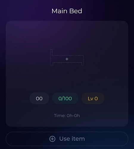 アプリ内マーケットプレイスに出品しているベッドNFTは、Sleep to Earnに利用できますか？
