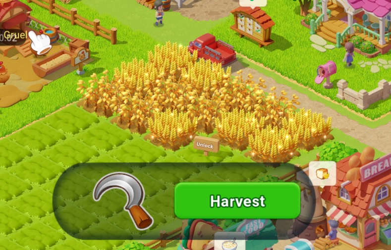 農作物の収穫（ハーベスト）