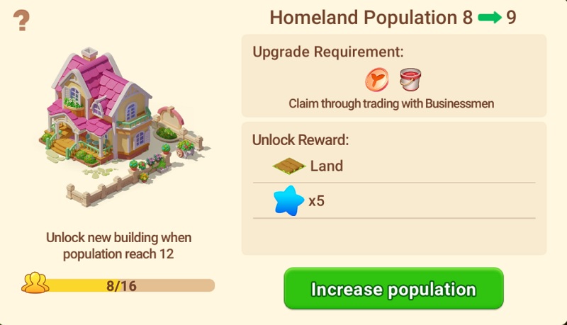 農地のアンロックには、人口を増やすことが不可欠