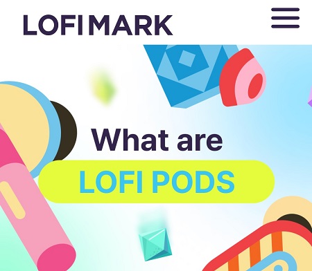 LOFIのNFTマーケットプレイスにアクセス