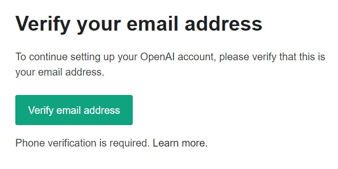 OpenAIからの認証メールの受信