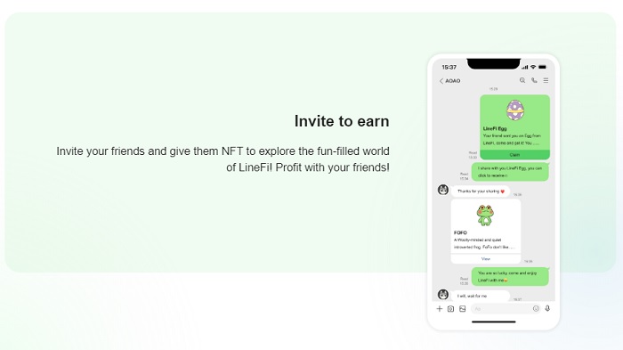 「LINE to Earn」モード