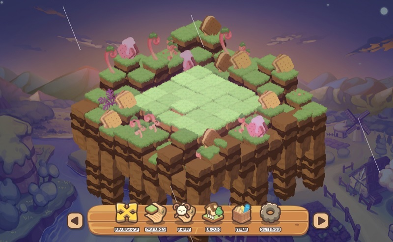 Sheep Farm（シープファーム）のゲーム・ホーム画面がこちら