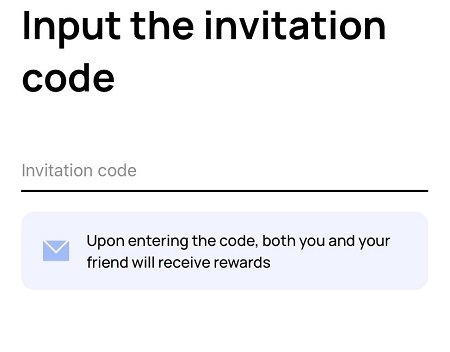 Over Protocol（オーバープロトコル）への招待コードの入力