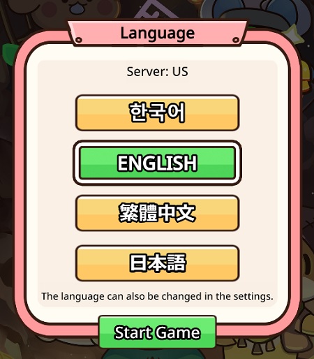 言語選択（日本語化）