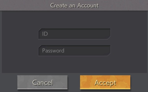 IDとパスワードの設定