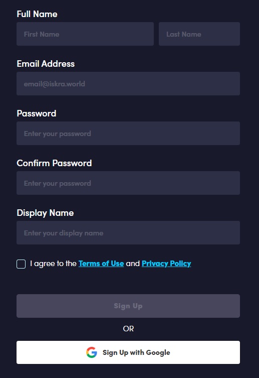 メールアドレスやパスワードの設定