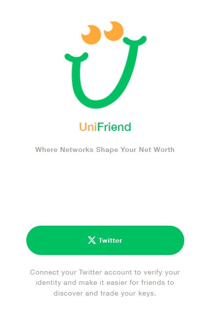 Unifriend（ユニフレンド）の公式サイトにアクセス