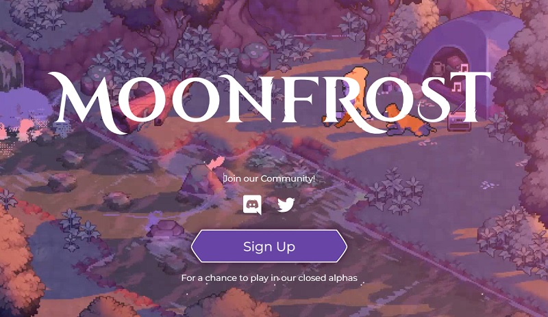 Moonfrost（ムーンフロスト）の公式サイトにアクセス