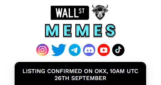 Wall Street Memes（WSM）ウォールストリートミームのトークン（仮想通貨）は、いつ、どの取引所に上場する予定ですか？