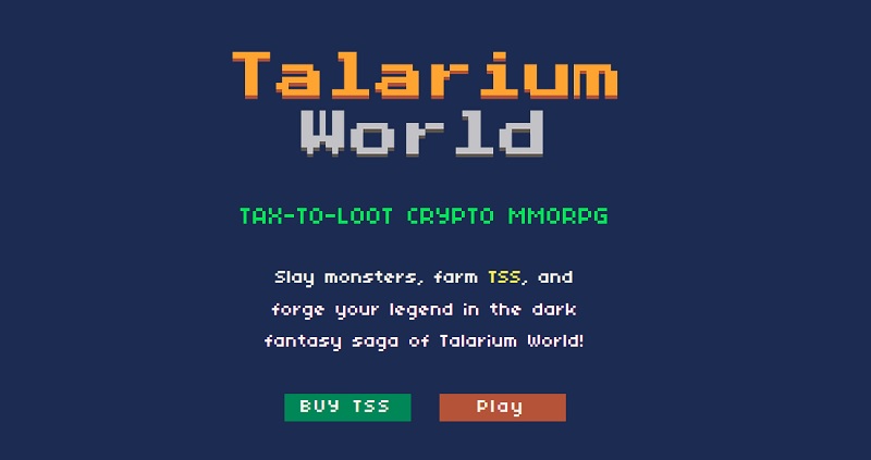 Talarium World（タラリウム・ワールド）の公式サイトにアクセス
