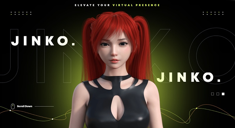 JINKO AIの公式サイトにアクセス