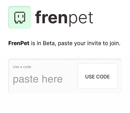 FrenPet（フレンペット）の招待コードの入力