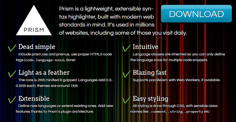 Prism（プリズム）の公式サイトにアクセス