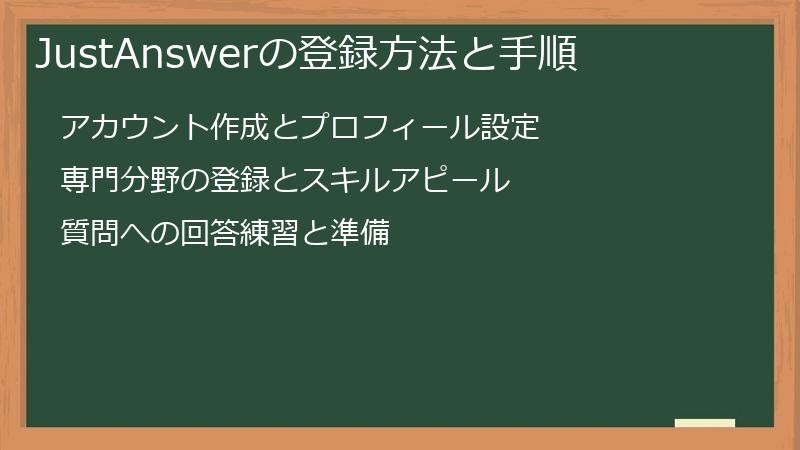 JustAnswer（ジャストアンサー）の登録方法と手順