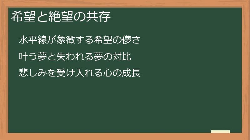 希望と絶望の共存