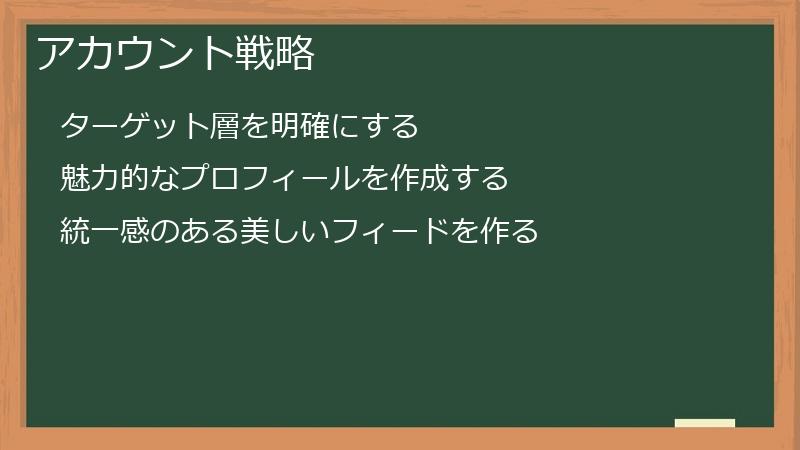 アカウント戦略