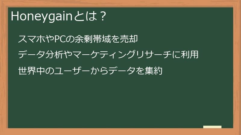 Honeygainとは？