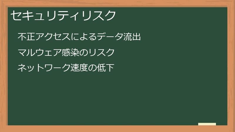 セキュリティリスク