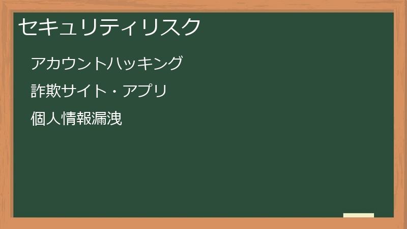 セキュリティリスク