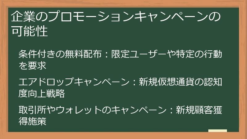 企業のプロモーションキャンペーンの可能性