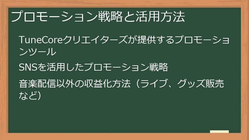 プロモーション戦略と活用方法