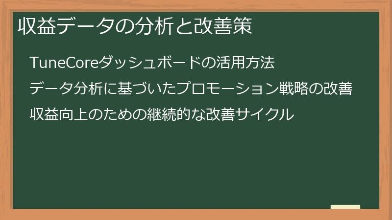 収益データの分析と改善策