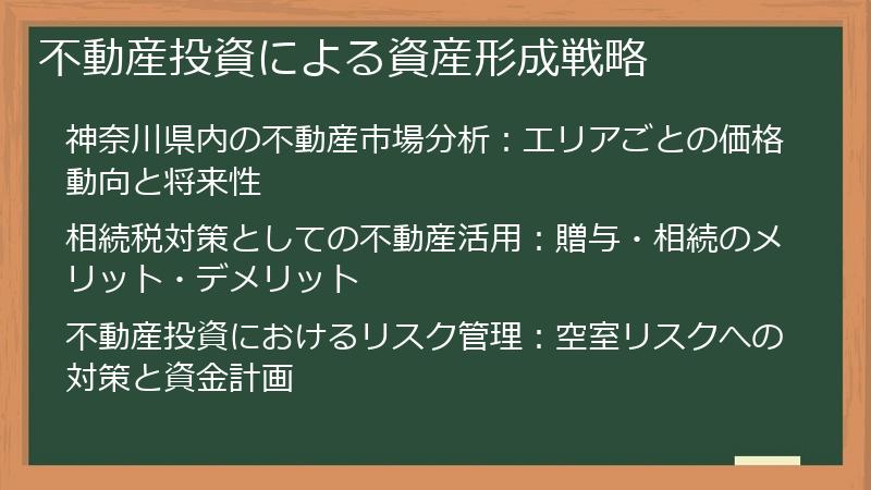 不動産投資による資産形成戦略