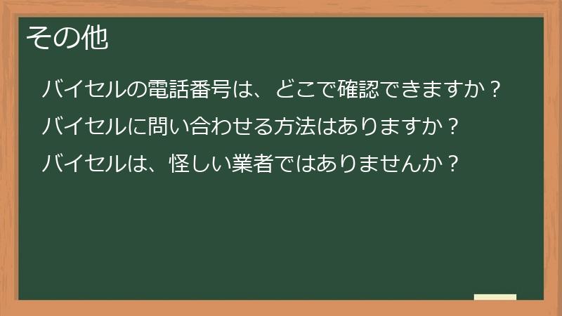 その他